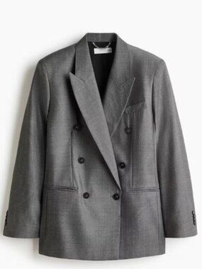 Stella McCartney for H&M Double-Breasted Wool Blazer size M